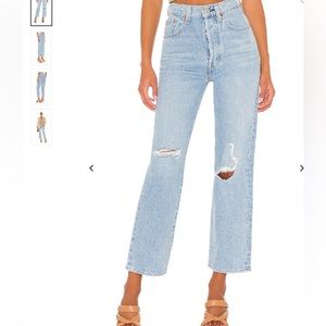 Levi’s Jeans from Revolve | Levi’s Ribcage Straight Ankle Jeans with distressing